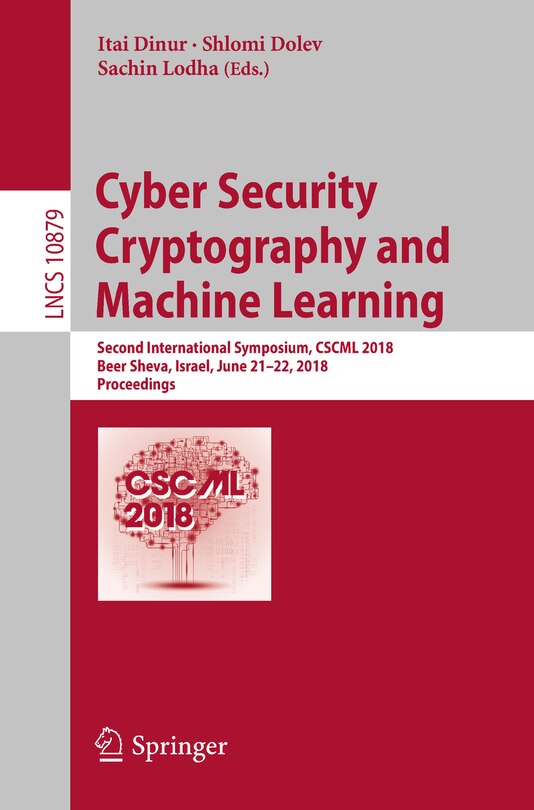 Front cover_Cyber Security Cryptography And Machine Learning