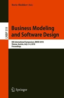 Front cover_Business Modeling And Software Design