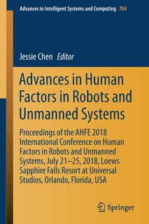Front cover_Advances in Human Factors in Robots and Unmanned Systems