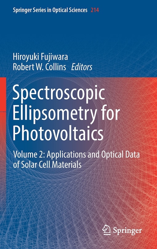 Couverture_Spectroscopic Ellipsometry For Photovoltaics