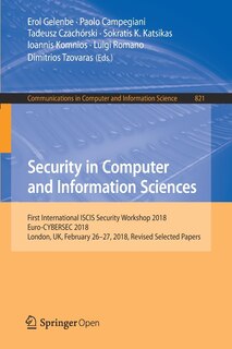 Front cover_Security in Computer and Information Sciences