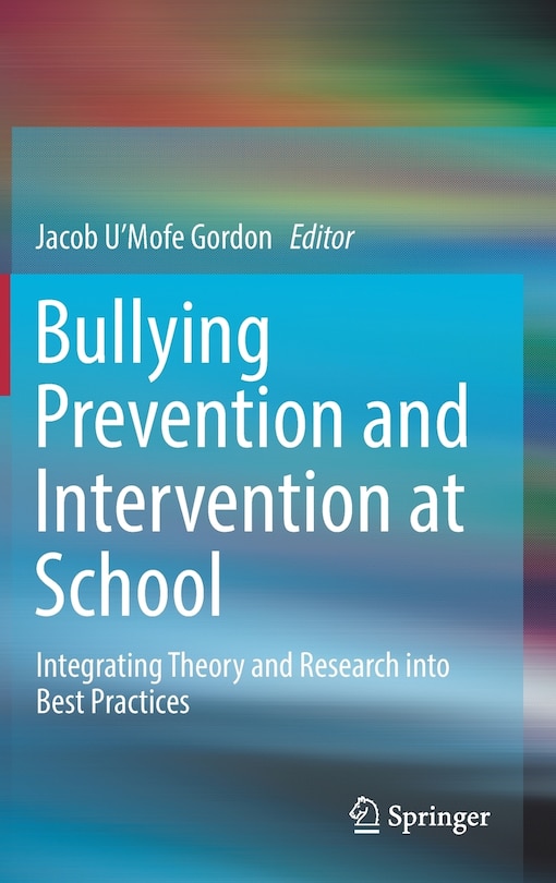 Front cover_Bullying Prevention And Intervention At School