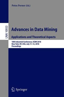 Couverture_Advances In Data Mining. Applications And Theoretical Aspects