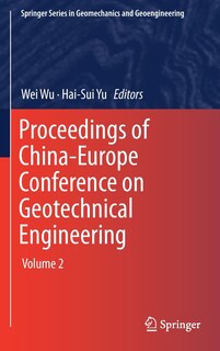 Couverture_Proceedings Of China-europe Conference On Geotechnical Engineering