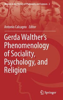 Couverture_Gerda Walther's Phenomenology Of Sociality, Psychology, And Religion