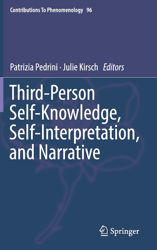 Couverture_Third-person Self-knowledge, Self-interpretation, And Narrative