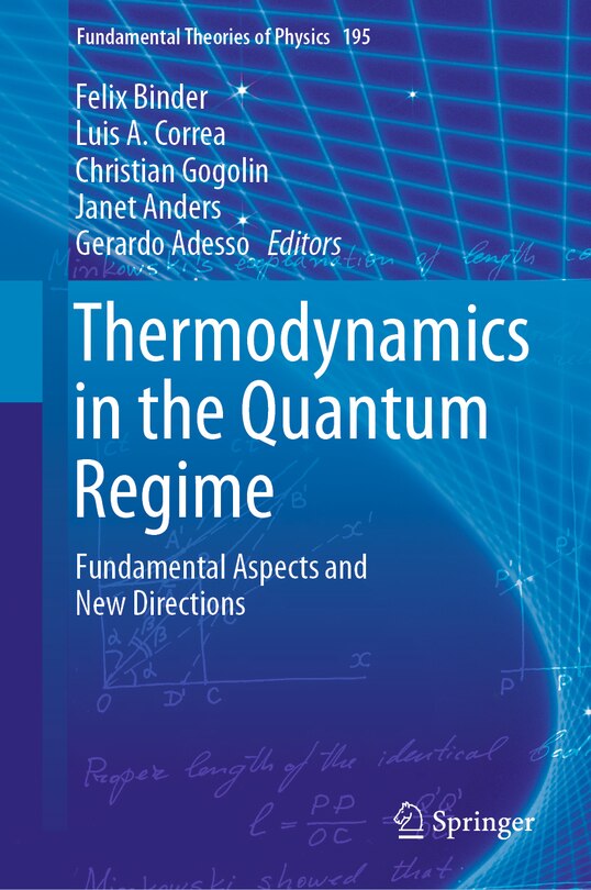 Couverture_Thermodynamics In The Quantum Regime