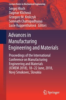 Front cover_Advances in Manufacturing Engineering and Materials
