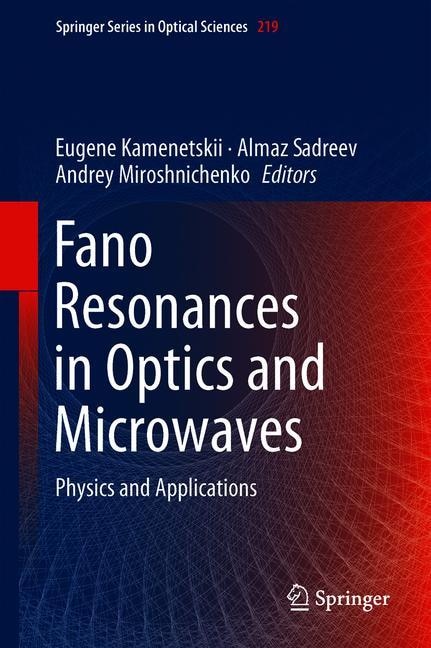 Couverture_Fano Resonances In Optics And Microwaves
