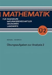 Front cover_Übungsaufgaben zur Analysis 2