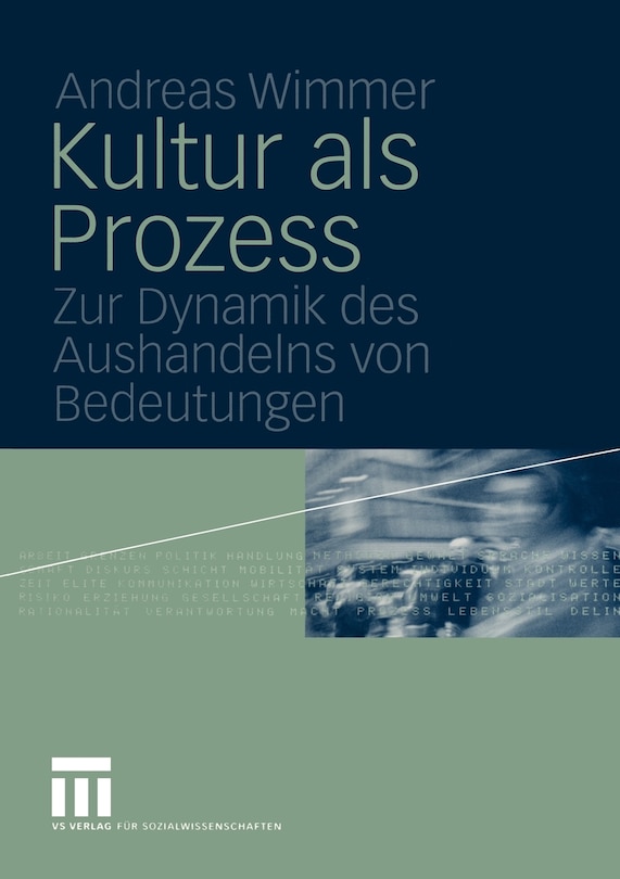 Front cover_Kultur Als Prozess