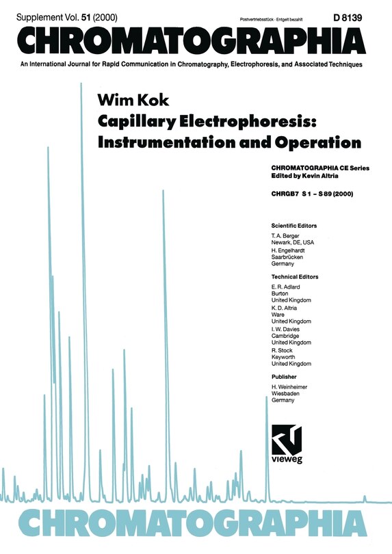 Couverture_Capillary Electrophoresis: Instrumentation and Operation