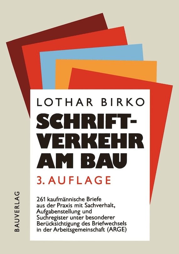 Front cover_Schriftverkehr am Bau