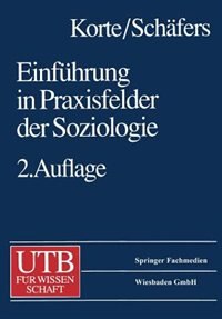 Couverture_Einführung in Praxisfelder der Soziologie