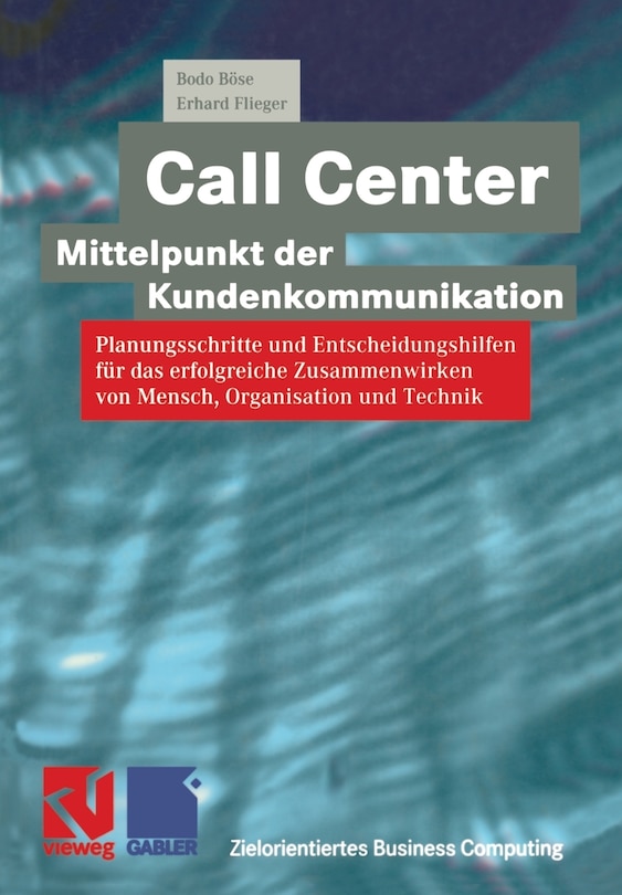 Front cover_Call Center -- Mittelpunkt Der Kundenkommunikation