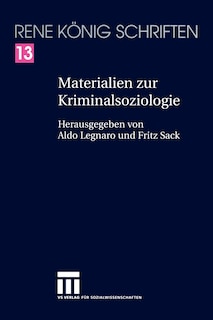 Front cover_Materialien zur Kriminalsoziologie