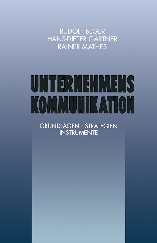 Front cover_Unternehmenskommunikation