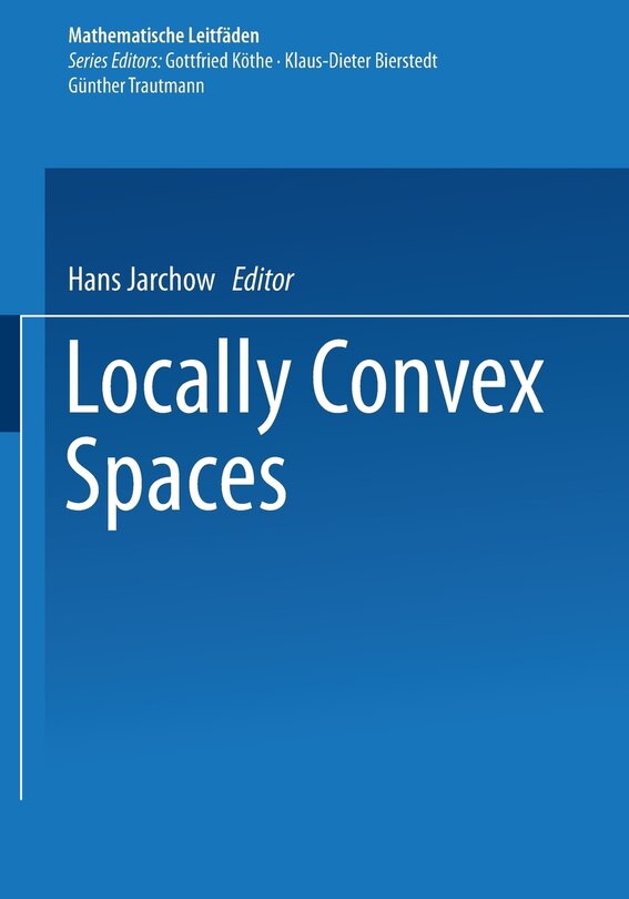 Front cover_Locally Convex Spaces