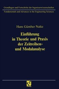 Front cover_Einführung in Theorie und Praxis der Zeitreihen- und Modalanalyse