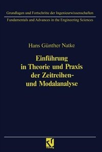 Front cover_Einführung in Theorie und Praxis der Zeitreihen- und Modalanalyse