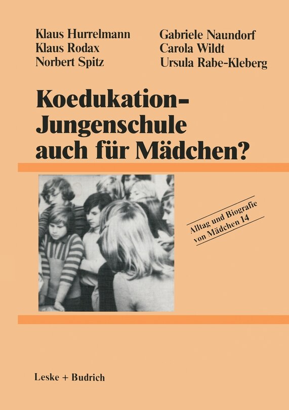 Front cover_Koedukation -- Jungenschule Auch Für Mädchen?