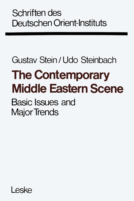 Couverture_The Contemporary Middle Eastern Scene