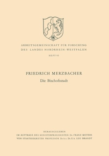 Front cover_Die Bischofsstadt