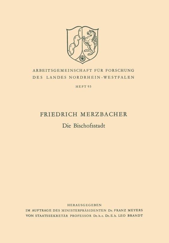 Front cover_Die Bischofsstadt