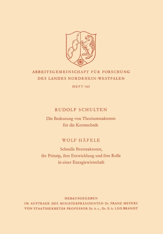 Front cover_Die Bedeutung von Thoriumreaktoren für die Kerntechnik