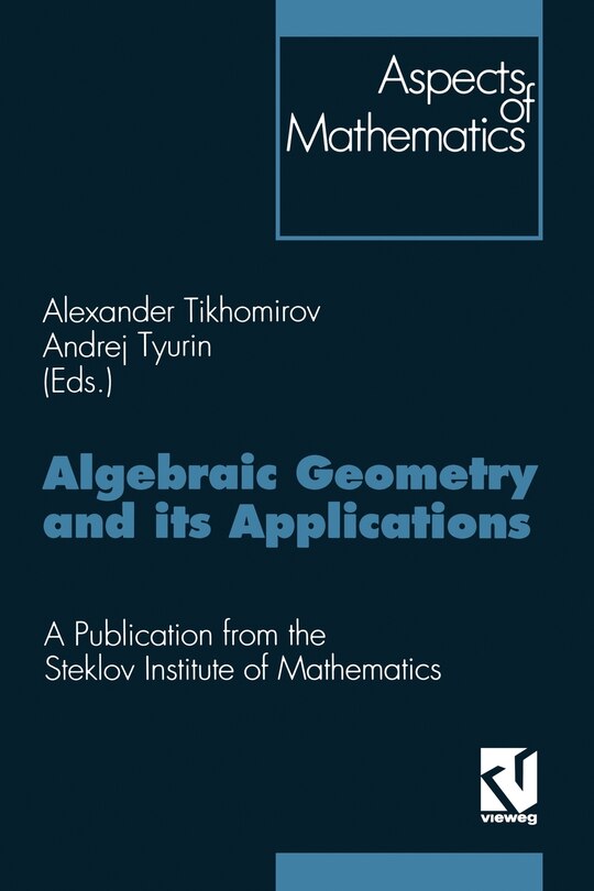 Front cover_Algebraic Geometry and its Applications