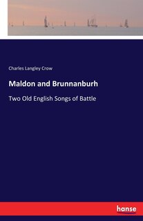 Front cover_Maldon and Brunnanburh