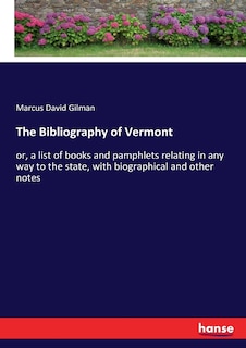 Front cover_The Bibliography of Vermont