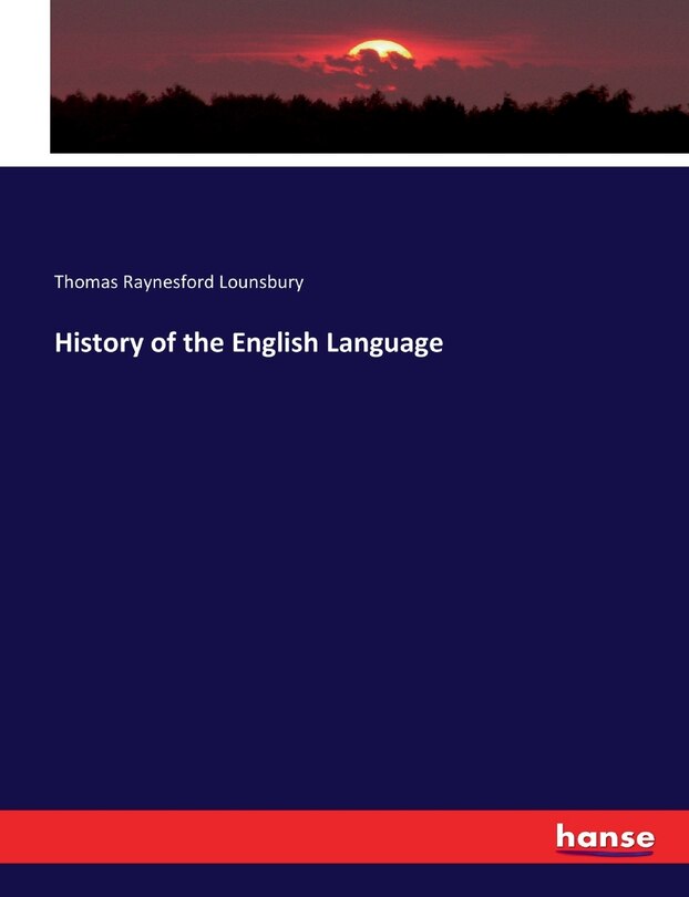 Front cover_History of the English Language