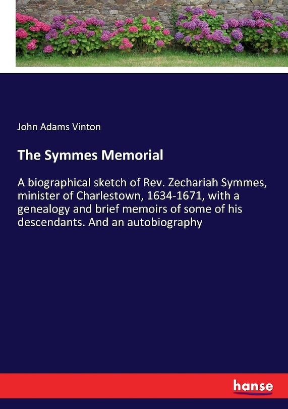 Front cover_The Symmes Memorial