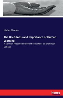Front cover_The Usefulness and Importance of Human Learning