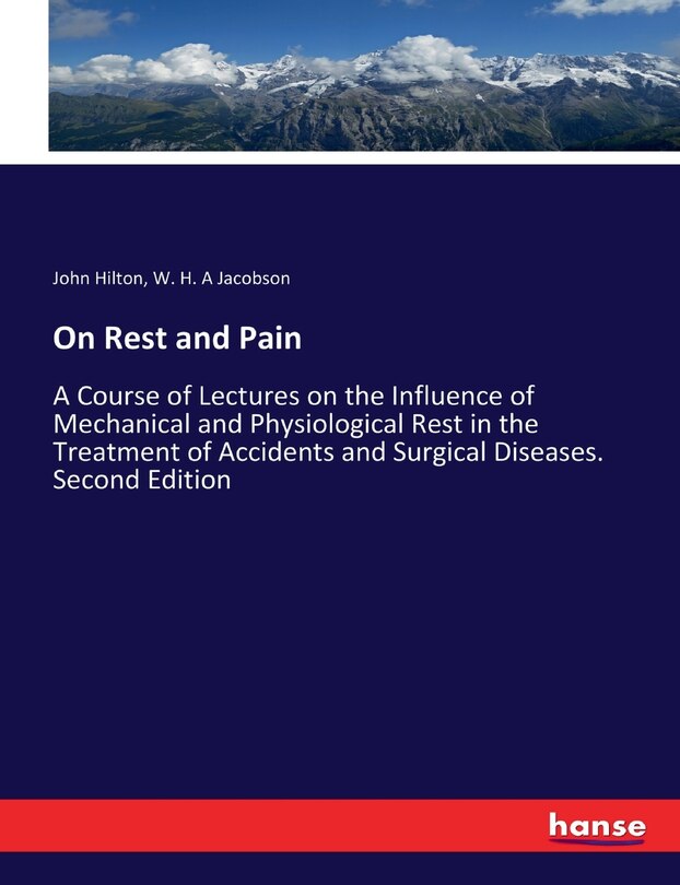 Front cover_On Rest and Pain