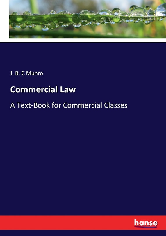 Front cover_Commercial Law