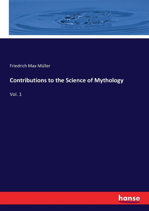 Couverture_Contributions to the Science of Mythology