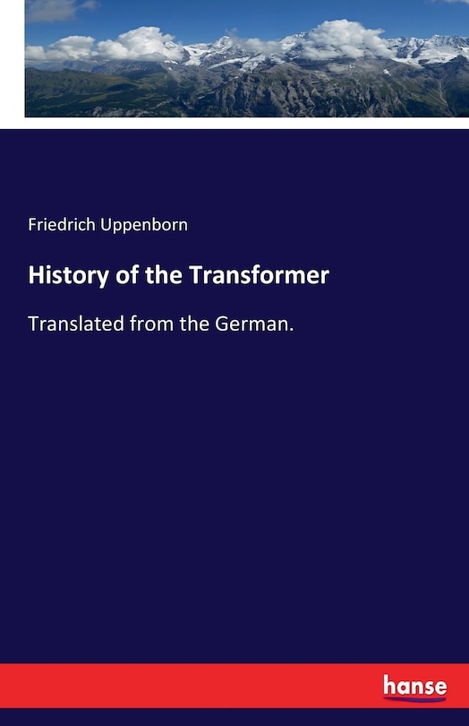 Front cover_History of the Transformer