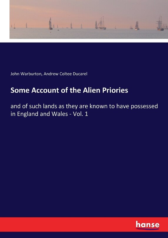 Front cover_Some Account of the Alien Priories