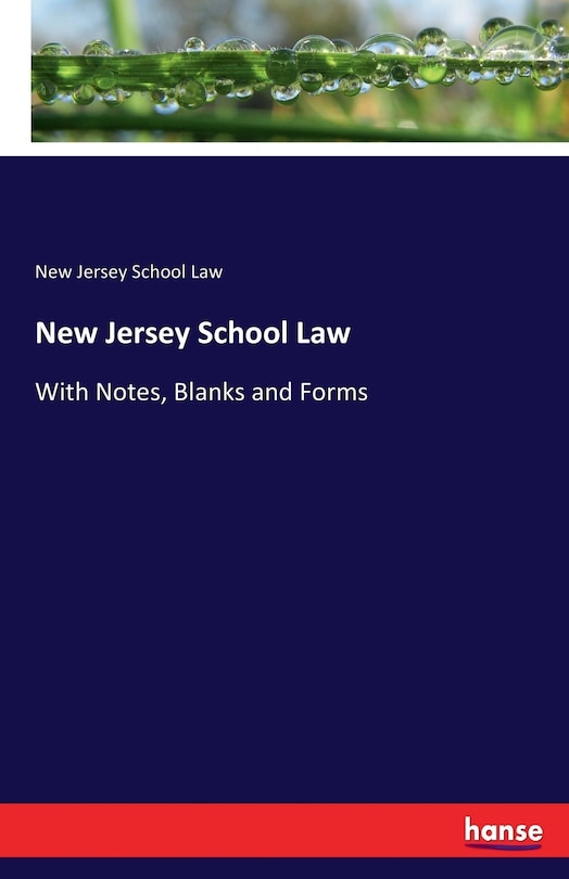 Couverture_New Jersey School Law