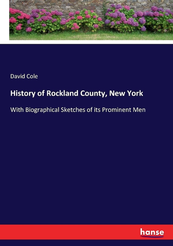 Front cover_History of Rockland County, New York