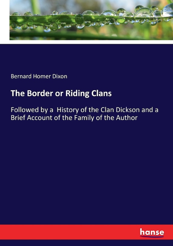 Couverture_The Border or Riding Clans