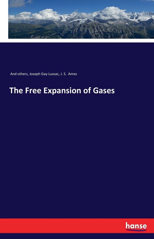 Front cover_The Free Expansion of Gases