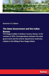 Couverture_The State Government and the Indian Bureau