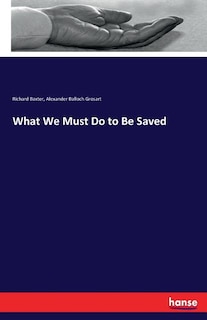 Couverture_What We Must Do to Be Saved