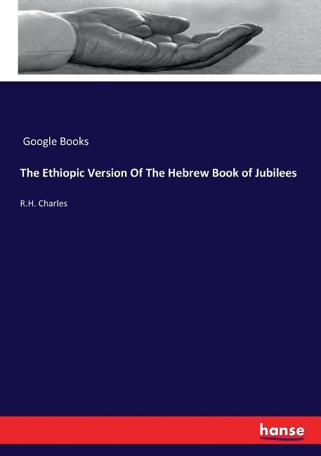 Front cover_The Ethiopic Version Of The Hebrew Book of Jubilees