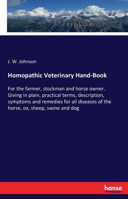 Front cover_Homopathic Veterinary Hand-Book