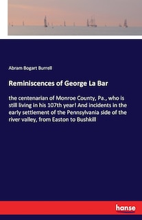 Front cover_Reminiscences of George La Bar