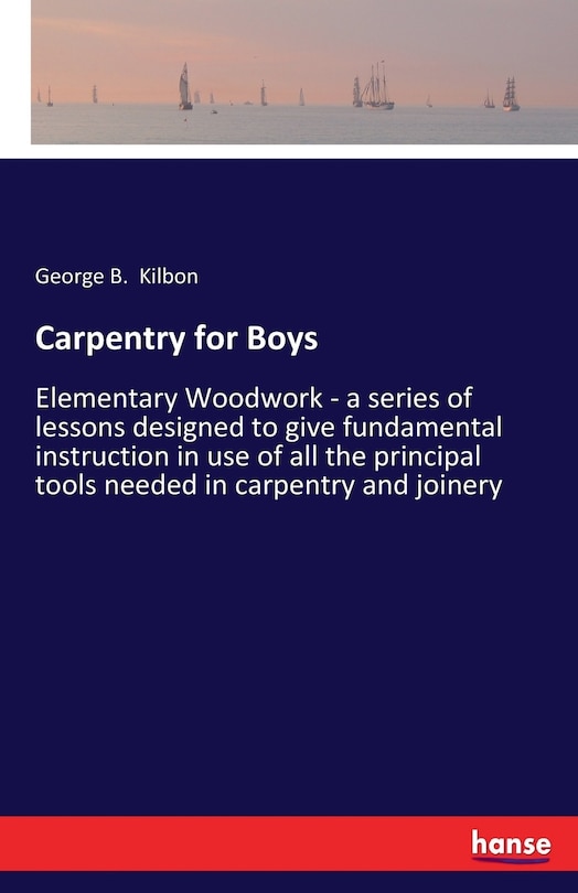 Couverture_Carpentry for Boys